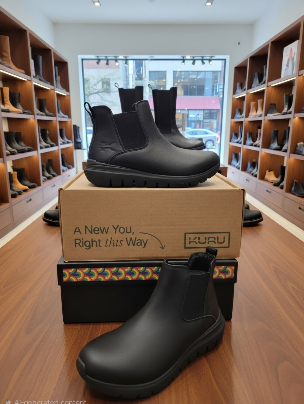 Kuru Cloud Flex Astra Chelsea Boots Women's Sz 7.5 M. New